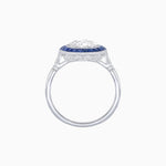 Load image into Gallery viewer, Timeless Round Cut Ring with Customizable Gemstone Halo - Shahin Jewelry
