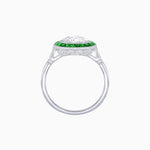 Load image into Gallery viewer, Timeless Round Cut Ring with Customizable Gemstone Halo - Shahin Jewelry