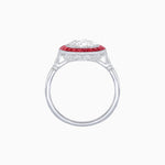 Load image into Gallery viewer, Timeless Round Cut Ring with Customizable Gemstone Halo - Shahin Jewelry