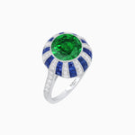 Load image into Gallery viewer, Unique Antique Inspired Gemstone Ring - Shahin Jewelry
