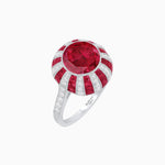 Load image into Gallery viewer, Unique Antique Inspired Gemstone Ring - Shahin Jewelry
