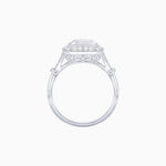 Load image into Gallery viewer, Vintage-Inspired Asscher Cut Ring with Intricate Detailing - Shahin Jewelry
