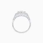 Load image into Gallery viewer, Vintage-Inspired Cushion Cut Ring with Diamond Accents and Hand-Engraved Details - Shahin Jewelry