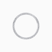 Vintage - Inspired Diamond Wedding Band with Intricate Detailing - Shahin Jewelry