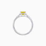 Load image into Gallery viewer, Vintage - Inspired Emerald - Cut Centerstone Ring with Diamond Accents - Shahin Jewelry