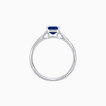Load image into Gallery viewer, Vintage - Inspired Emerald - Cut Gemstone Ring with Diamond Accents - Shahin Jewelry