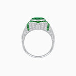 Load image into Gallery viewer, Vintage Inspired Engagement Ring With Gemstone - Shahin Jewelry
