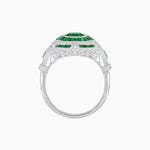 Load image into Gallery viewer, Vintage Inspired Engagement Ring with Gemstone - Shahin Jewelry
