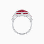 Load image into Gallery viewer, Vintage Inspired Engagement Ring with Gemstone - Shahin Jewelry
