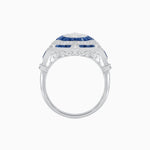 Load image into Gallery viewer, Vintage Inspired Engagement Ring with Illusion Setting - Shahin Jewelry
