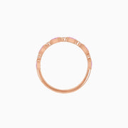 Vintage Inspired Gemstone and Diamond Brilliance Eternity Band - Shahin Jewelry