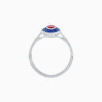 Load image into Gallery viewer, Vintage - Inspired Marquise Cut Ring Mounting with French - Cut Gemstone Halo - Shahin Jewelry