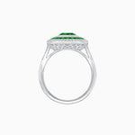 Load image into Gallery viewer, Vintage - Inspired Multi - Halo Gemstone Ring - Shahin Jewelry