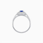 Load image into Gallery viewer, Vintage Inspired Oval Cut Double Halo Engagement Ring - Shahin Jewelry