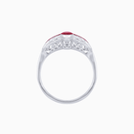 Load image into Gallery viewer, Vintage - Inspired Oval Cut Ring with Intricate Detailing - Shahin Jewelry