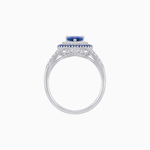 Load image into Gallery viewer, Vintage Inspired Pear Cut Double Halo Gemstone &amp; Diamond Ring - Shahin Jewelry
