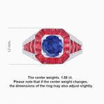 Load image into Gallery viewer, Vintage - Inspired Round Cut Ring with Octagon Halo - Shahin Jewelry