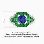 Load image into Gallery viewer, Vintage - Inspired Round Cut Ring with Octagon Halo - Shahin Jewelry