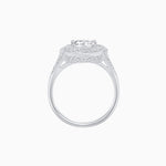Load image into Gallery viewer, Vintage Inspired Round Cut Swirl Halo Diamond Ring - Shahin Jewelry