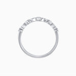 Load image into Gallery viewer, Vintage Inspired Round Diamond Half Band with Pear-Shaped Motifs - Shahin Jewelry
