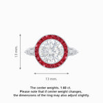 Load image into Gallery viewer, Vintage Inspired Round Diamond Halo Ring - Shahin Jewelry
