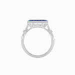 Load image into Gallery viewer, Vintage Inspired Round Diamond Halo Ring - Shahin Jewelry
