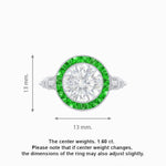 Load image into Gallery viewer, Vintage Inspired Round Diamond Halo Ring - Shahin Jewelry
