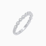 Load image into Gallery viewer, Vintage Inspired Round Diamond Marquise Motif Half Band - Shahin Jewelry