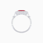 Load image into Gallery viewer, Vintage - Inspired Round Halo Diamond Mounting Engagement Ring - Shahin Jewelry
