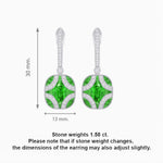 Load image into Gallery viewer, Vintage - Inspired Sapphire and Diamond Drop Earrings - Shahin Jewelry
