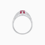 Load image into Gallery viewer, Vintage Inspired Sapphire &amp; Diamond Ring - Shahin Jewelry