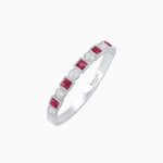 Load image into Gallery viewer, Vintage Inspired Stackable Half Band - Shahin Jewelry
