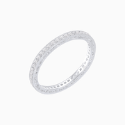 Vintage Style Diamond Wedding Band - Shahin Jewelry