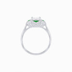 Load image into Gallery viewer, Vintage Style flower - shaped Ring with Diamond - Shahin Jewelry
