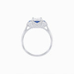 Load image into Gallery viewer, Vintage Style flower - shaped Ring with Diamond - Shahin Jewelry
