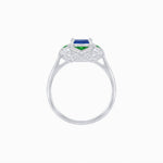 Load image into Gallery viewer, Vintage Style flower - shaped Ring with Gemstone - Shahin Jewelry