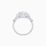 Load image into Gallery viewer, Vintage Style Pear - Shaped Halo Ring with Customizable Center Stone - Shahin Jewelry