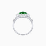 Load image into Gallery viewer, Vintage Style Pear - Shaped Halo Ring with Customizable Center Stone - Shahin Jewelry