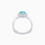 Load image into Gallery viewer, White Gold Ring with Diamonds and Apetite - Shahin Jewelry
