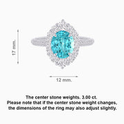 White Gold Ring with Diamonds and Apetite - Shahin Jewelry